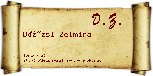 Dézsi Zelmira névjegykártya